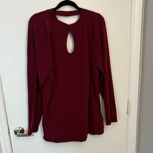 Torrid Deep Red Long Sleeve Women's Top